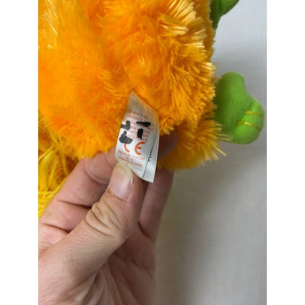 TY Beanie Boos Tang Plush Toy Orange Yellow‎ Green Monster Stuffed Animal